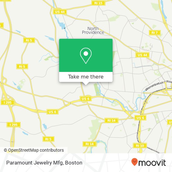 Paramount Jewelry Mfg map