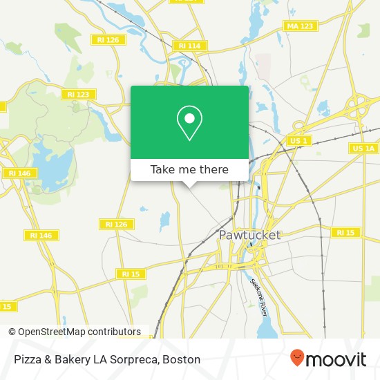 Mapa de Pizza & Bakery LA Sorpreca