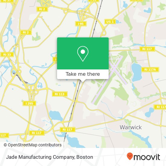 Mapa de Jade Manufacturing Company