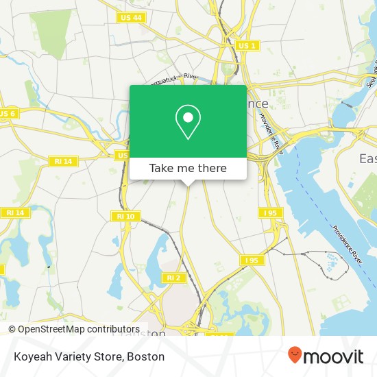 Mapa de Koyeah Variety Store