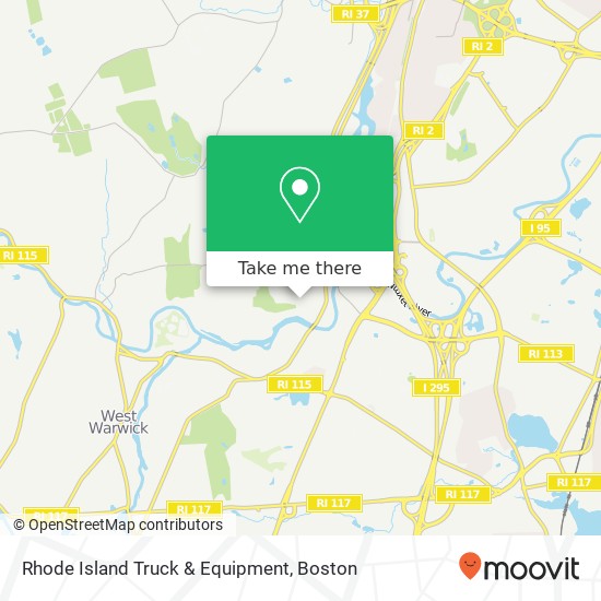 Mapa de Rhode Island Truck & Equipment