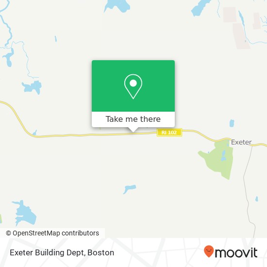 Mapa de Exeter Building Dept