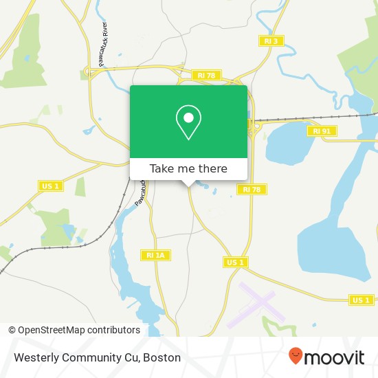 Mapa de Westerly Community Cu