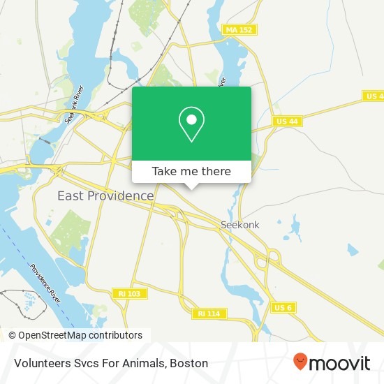 Volunteers Svcs For Animals map