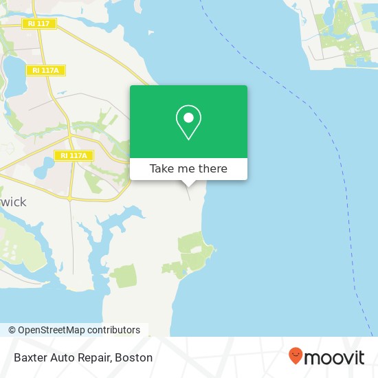 Baxter Auto Repair map