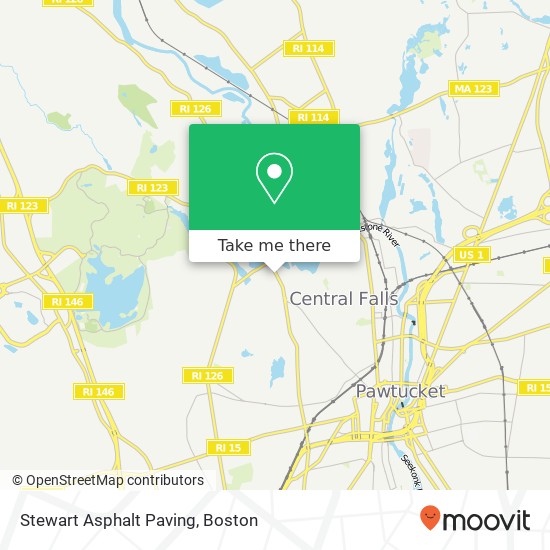 Stewart Asphalt Paving map