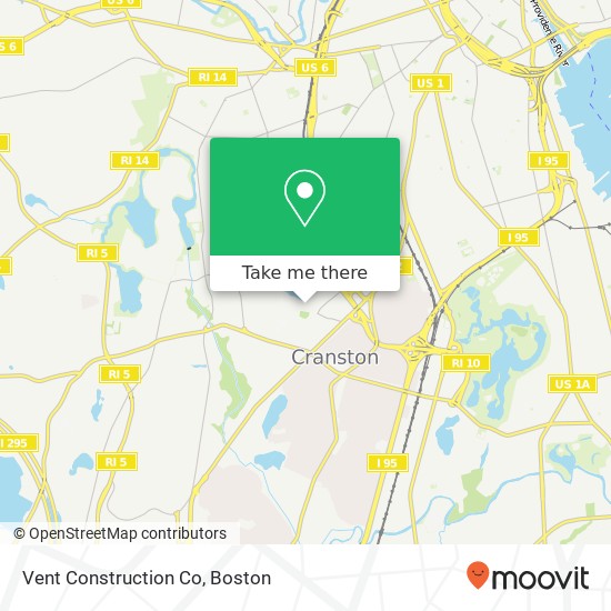 Vent Construction Co map