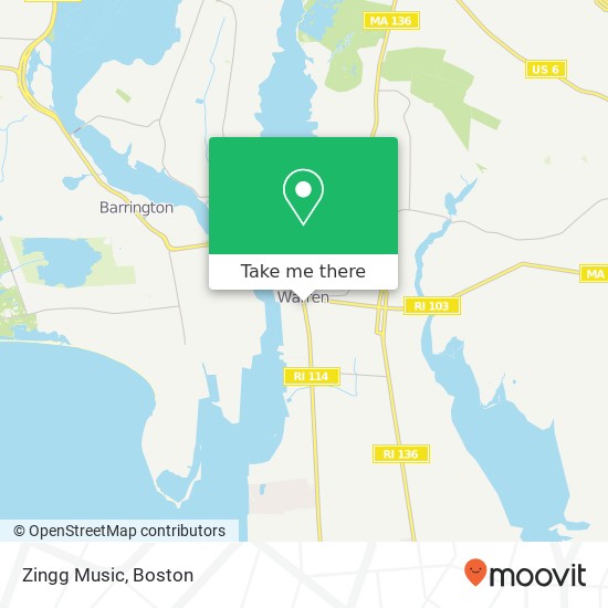 Mapa de Zingg Music
