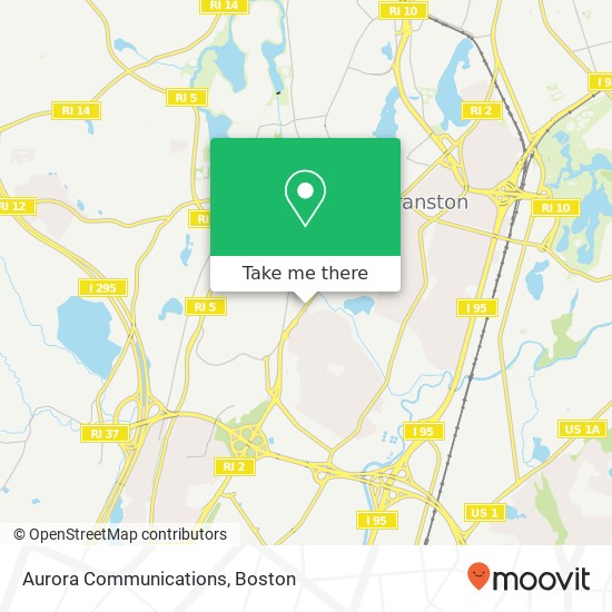 Aurora Communications map