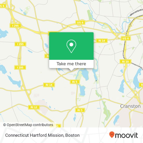 Connecticut Hartford Mission map