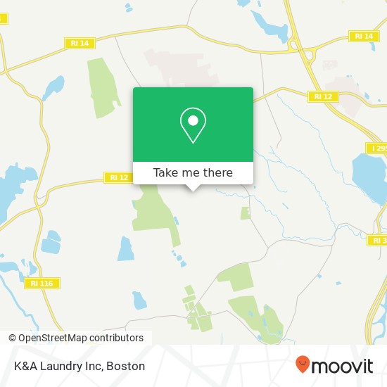 Mapa de K&A Laundry Inc