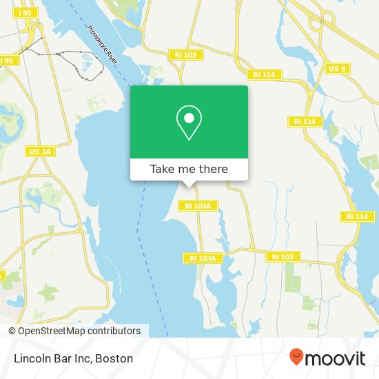 Mapa de Lincoln Bar Inc