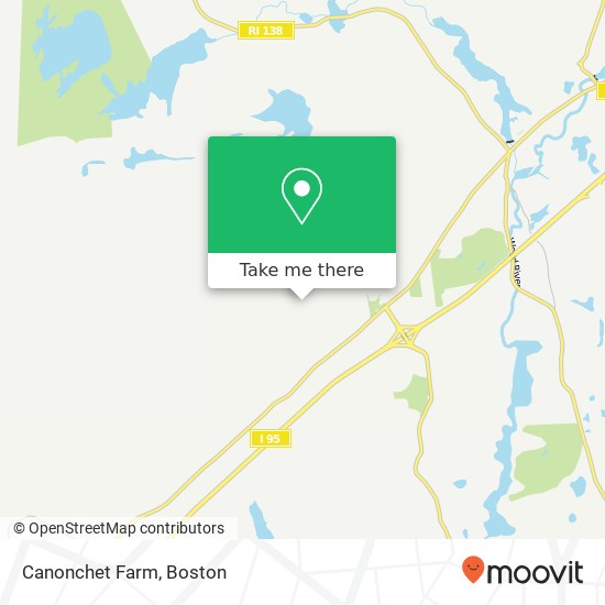 Mapa de Canonchet Farm