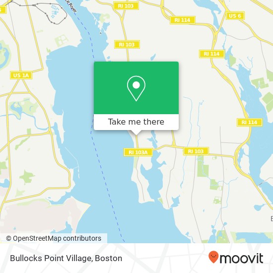 Mapa de Bullocks Point Village