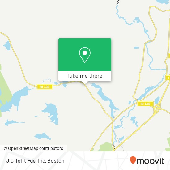 J C Tefft Fuel Inc map