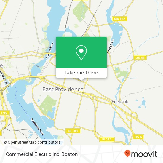 Commercial Electric Inc map
