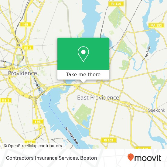 Contractors Insurance Services map