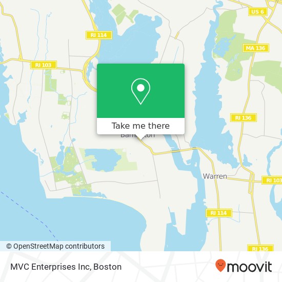Mapa de MVC Enterprises Inc