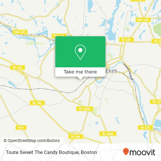 Toute Sweet The Candy Boutique map