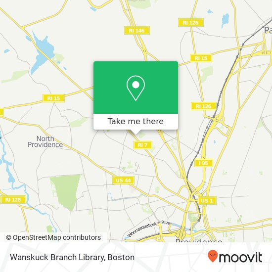 Mapa de Wanskuck Branch Library