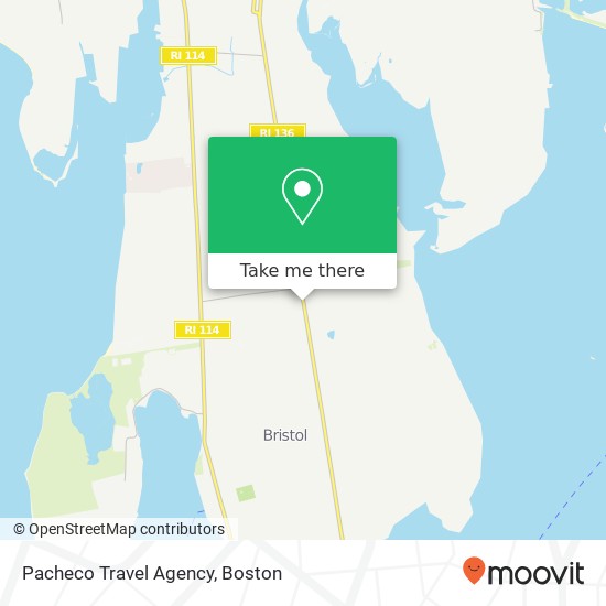 Pacheco Travel Agency map