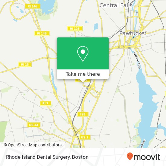 Mapa de Rhode Island Dental Surgery