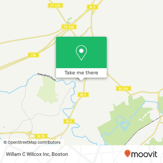 Mapa de Willam C Wilcox Inc