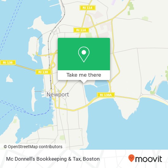 Mapa de Mc Donnell's Bookkeeping & Tax