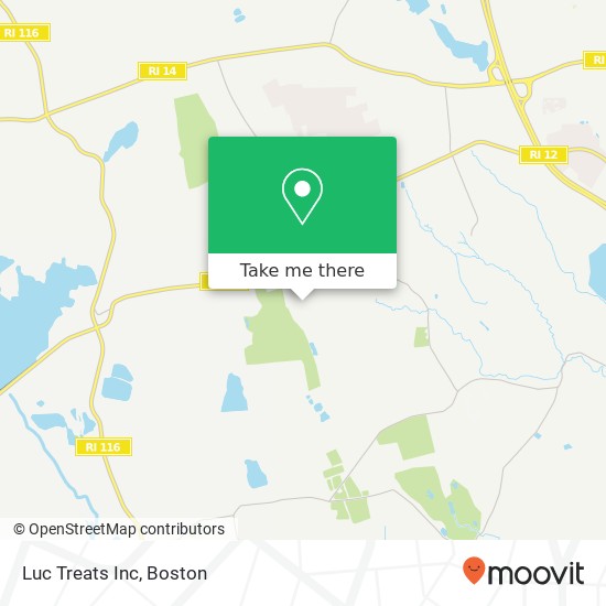 Luc Treats Inc map