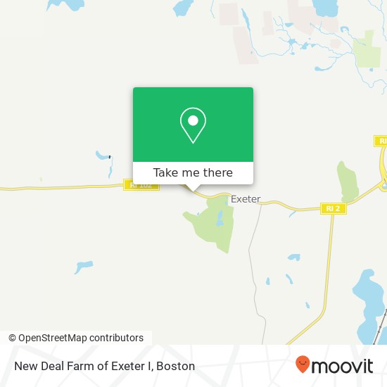 Mapa de New Deal Farm of Exeter I