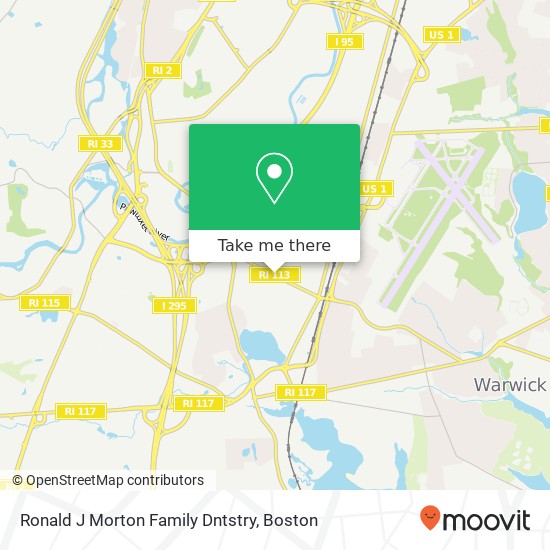 Ronald J Morton Family Dntstry map