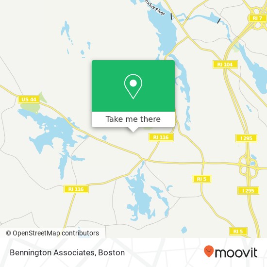 Mapa de Bennington Associates
