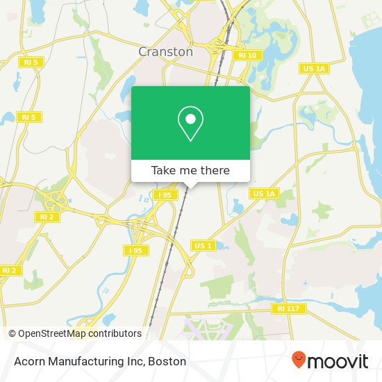 Acorn Manufacturing Inc map