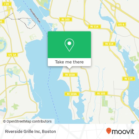 Mapa de Riverside Grille Inc