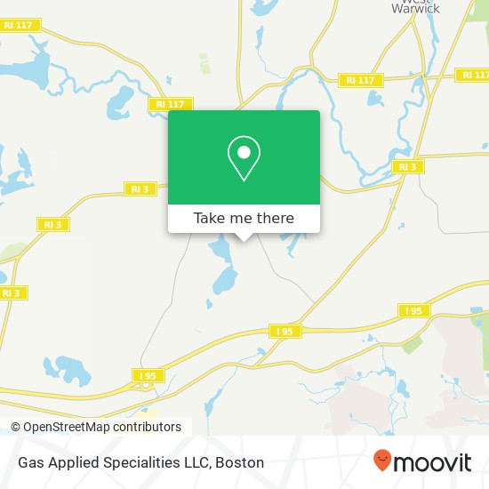 Gas Applied Specialities LLC map