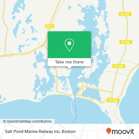 Salt Pond Marine Railway Inc map