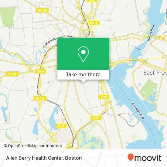 Mapa de Allen Berry Health Center