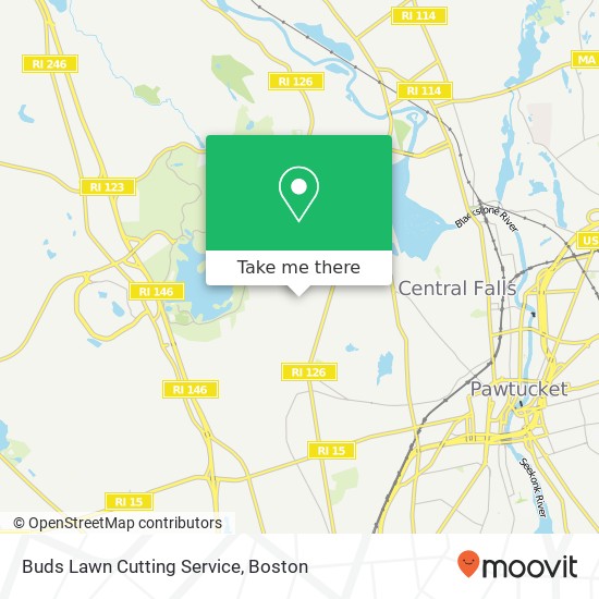 Buds Lawn Cutting Service map