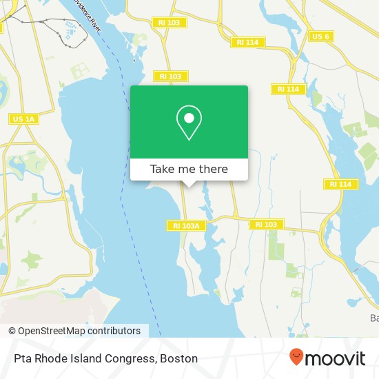 Mapa de Pta Rhode Island Congress