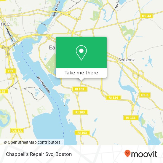 Mapa de Chappell's Repair Svc
