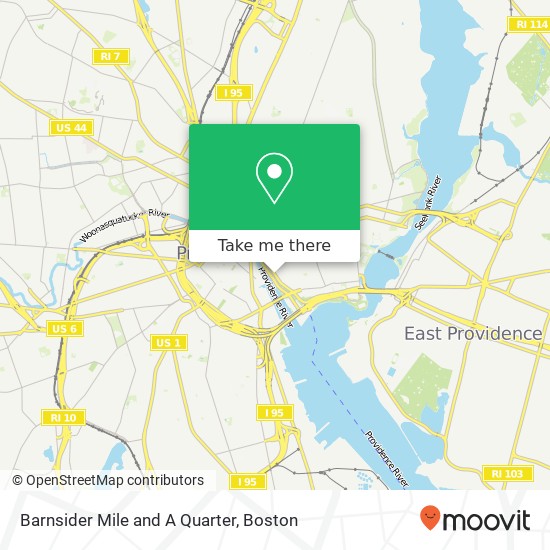 Mapa de Barnsider Mile and A Quarter