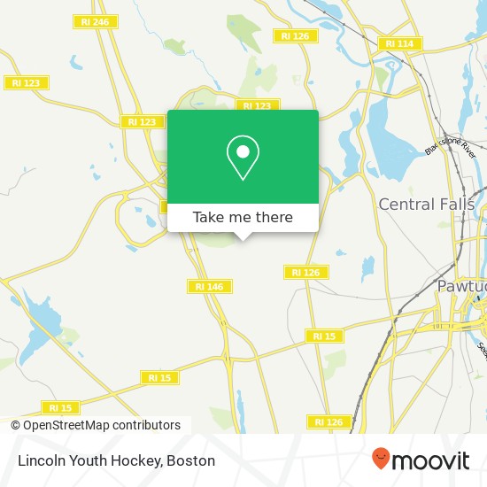 Mapa de Lincoln Youth Hockey