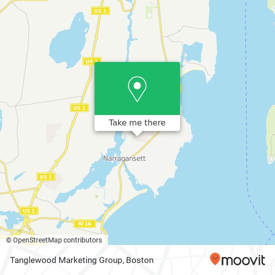 Tanglewood Marketing Group map