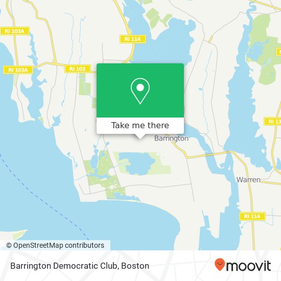 Barrington Democratic Club map