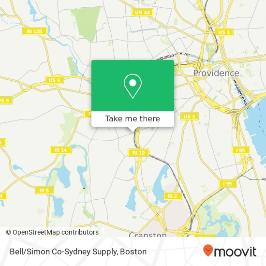 Mapa de Bell/Simon Co-Sydney Supply