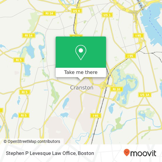 Mapa de Stephen P Levesque Law Office