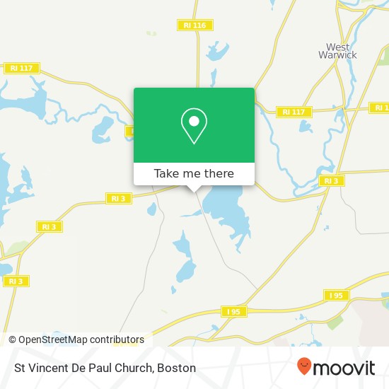 Mapa de St Vincent De Paul Church