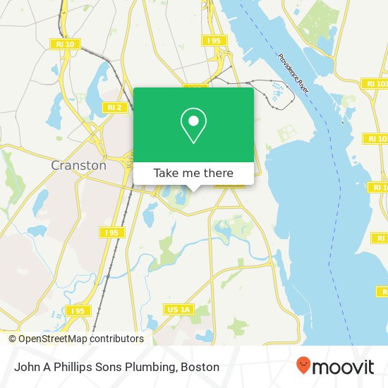 Mapa de John A Phillips Sons Plumbing