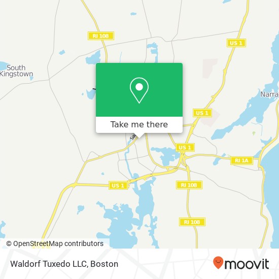 Waldorf Tuxedo LLC map