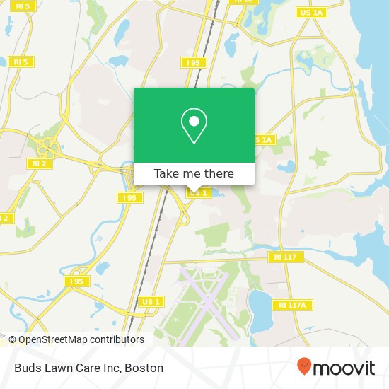 Buds Lawn Care Inc map